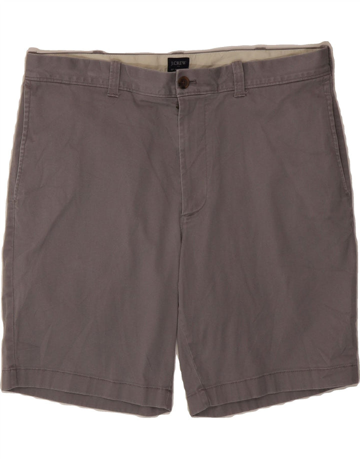 J. CREW Mens Chino Shorts W36 Large Grey Cotton Vintage J. Crew and Second-Hand J. Crew from Messina Hembry 