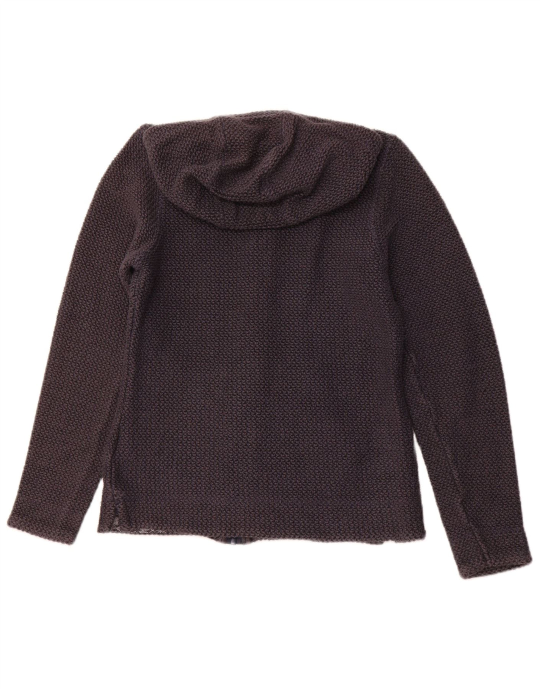 WEIRD FISH Ženski pulover s kapuljačom s patentnim zatvaračem UK 10 Mali tamnoplavi pamuk