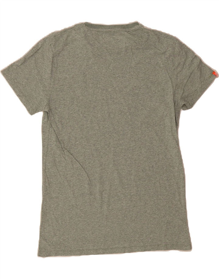 SUPERDRY Womens T-Shirt Top Large Green Flecked Vintage Superdry and Second-Hand Superdry from Messina Hembry 