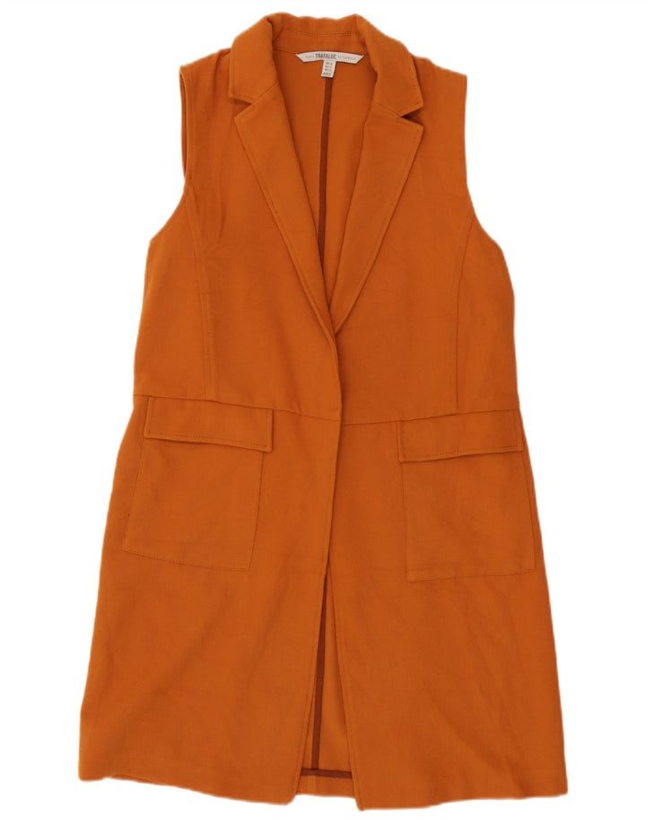 Zara ženska jakna Trafaluc Longline UK 12 srednje narančasta poliester