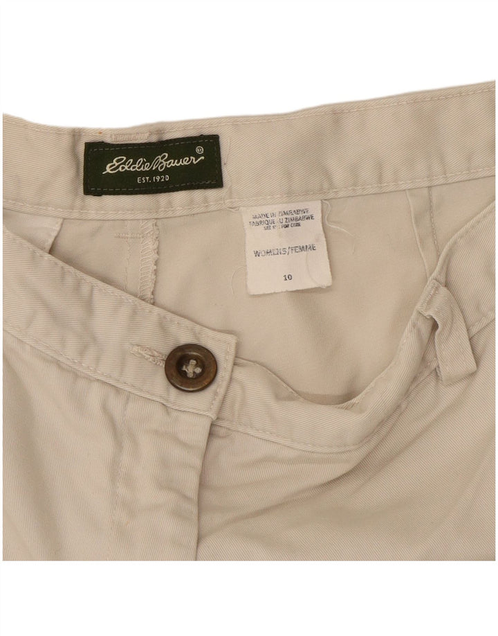 Eddie Bauer Ženske chino kratke hlače US 10 Large W30 Bijele