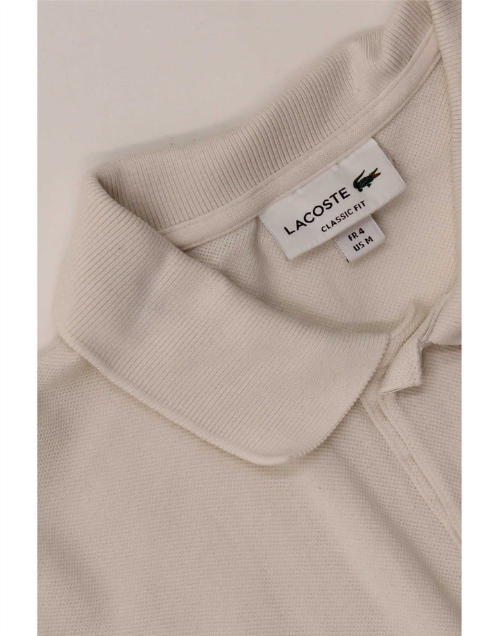 Lacoste muška klasična polo majica veličine 4 srednje bijele boje