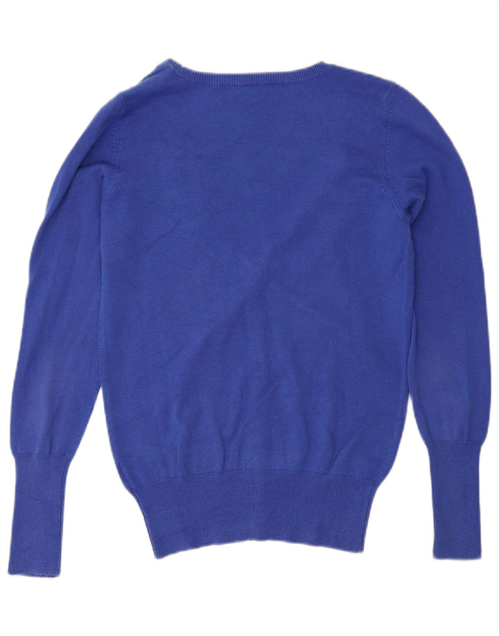 Zara ženski kardigan pulover UK 12 Srednje plava