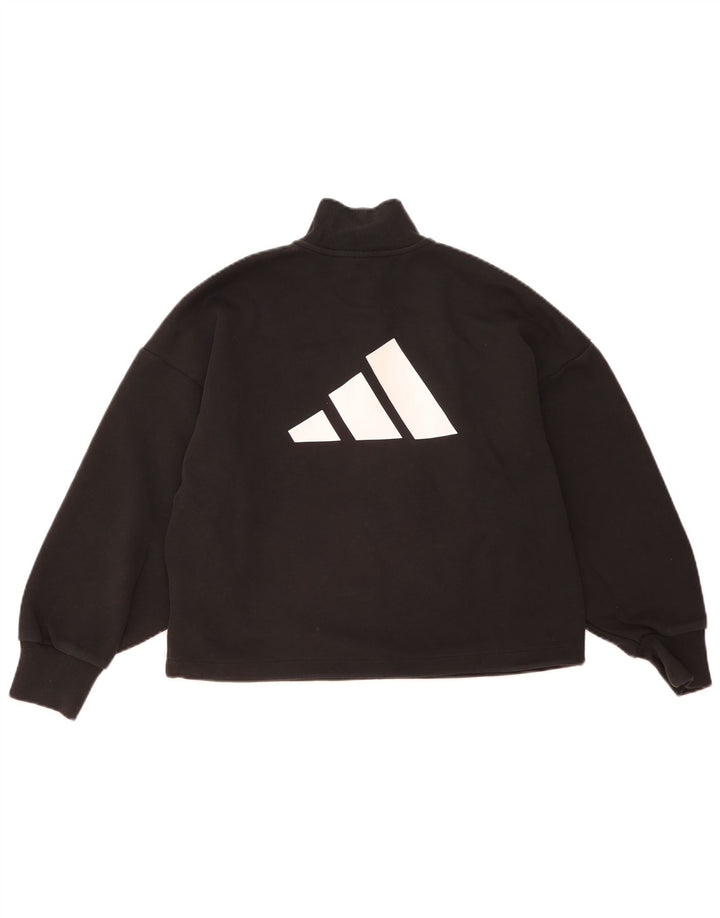 Adidas ženska majica s velikim grafičkim motivima UK 12/14 srednje crna