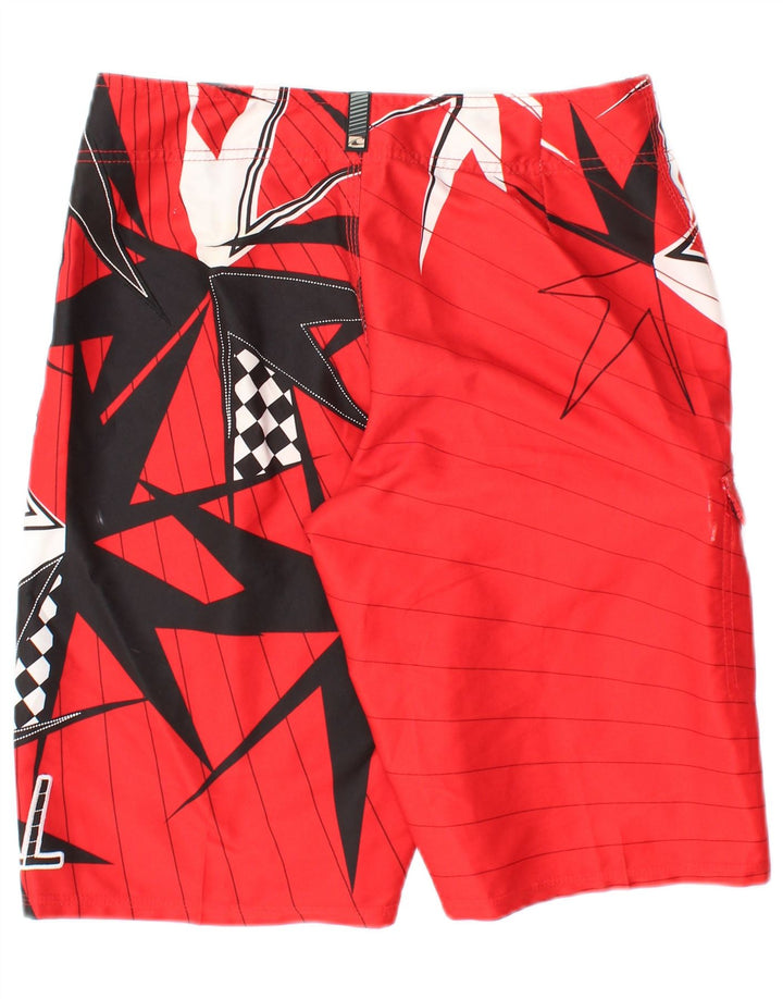 O'NEILL Muške kratke hlače za kupanje s grafičkim motivima male crvene geometrijske veličine