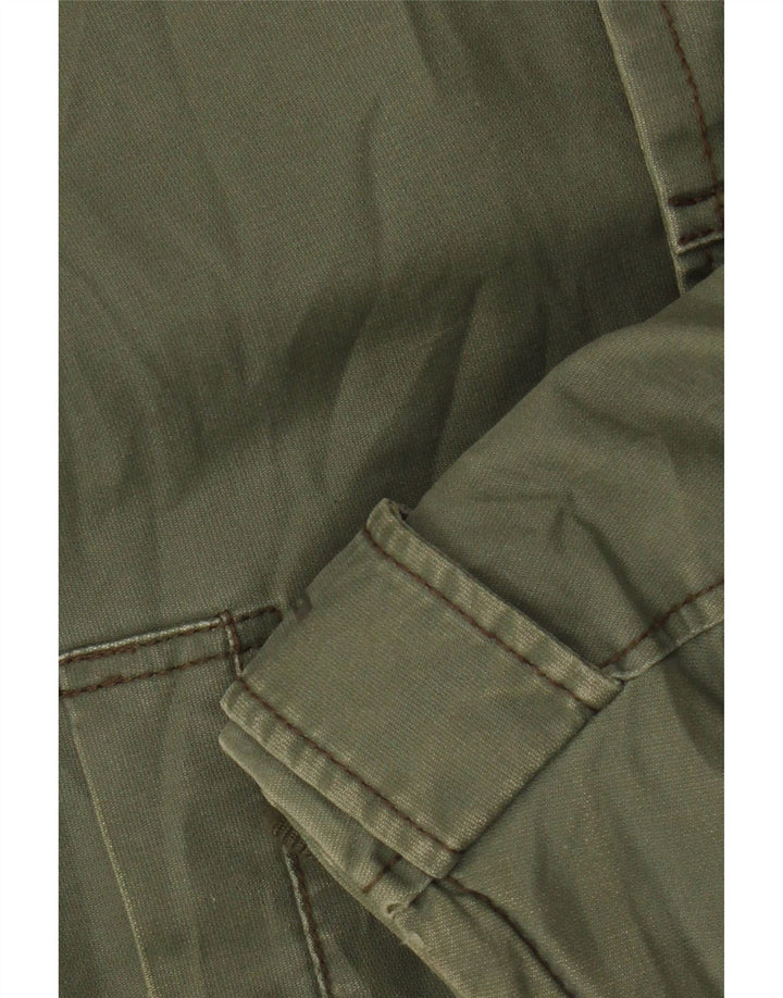 G-Star muška bomber jakna s kapuljačom UK 40 Large kaki pamuk