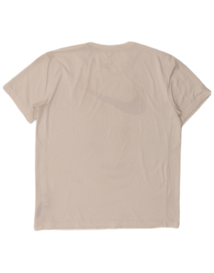 Nike Dri Fit majica kratkih rukava velika, bijela poliesterska