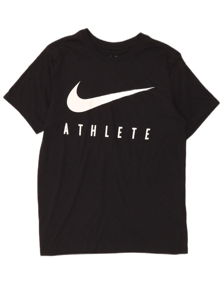 Nike Dri Fit majica kratkih rukava, mali crni poliester