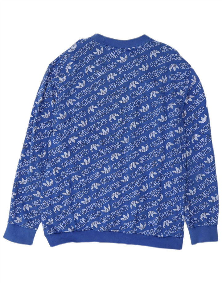 Adidas muška majica s grafičkim motivima XL, plavi pamuk