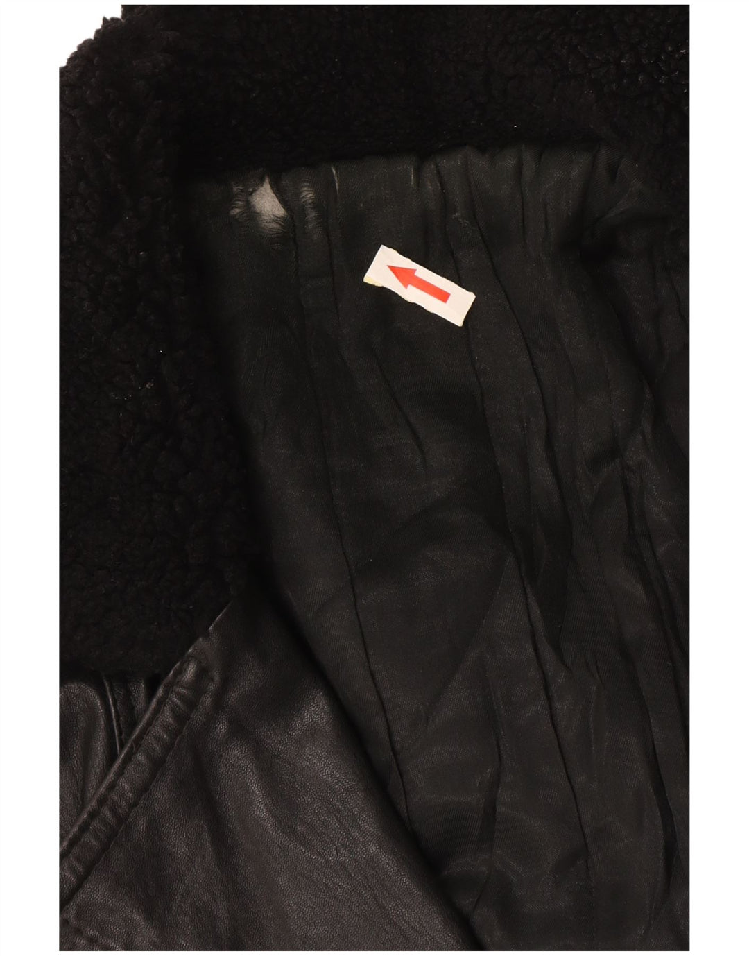 Vintage muška kožna jakna s dvostrukim kopčanjem UK 42 XL crna