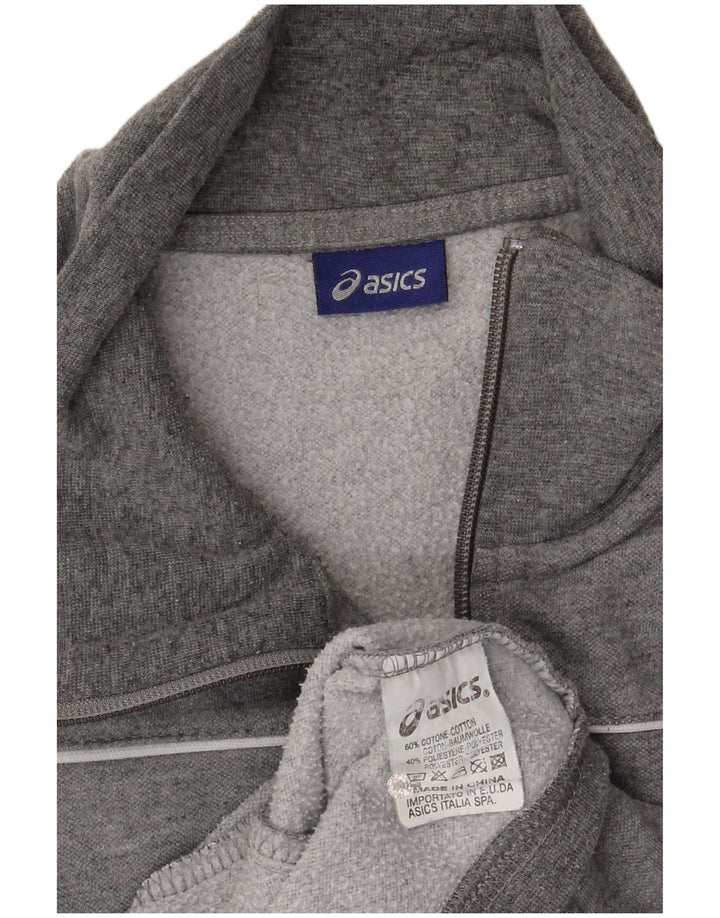 Asics muška gornja jakna trenirke, srednje sivi flekasti pamuk