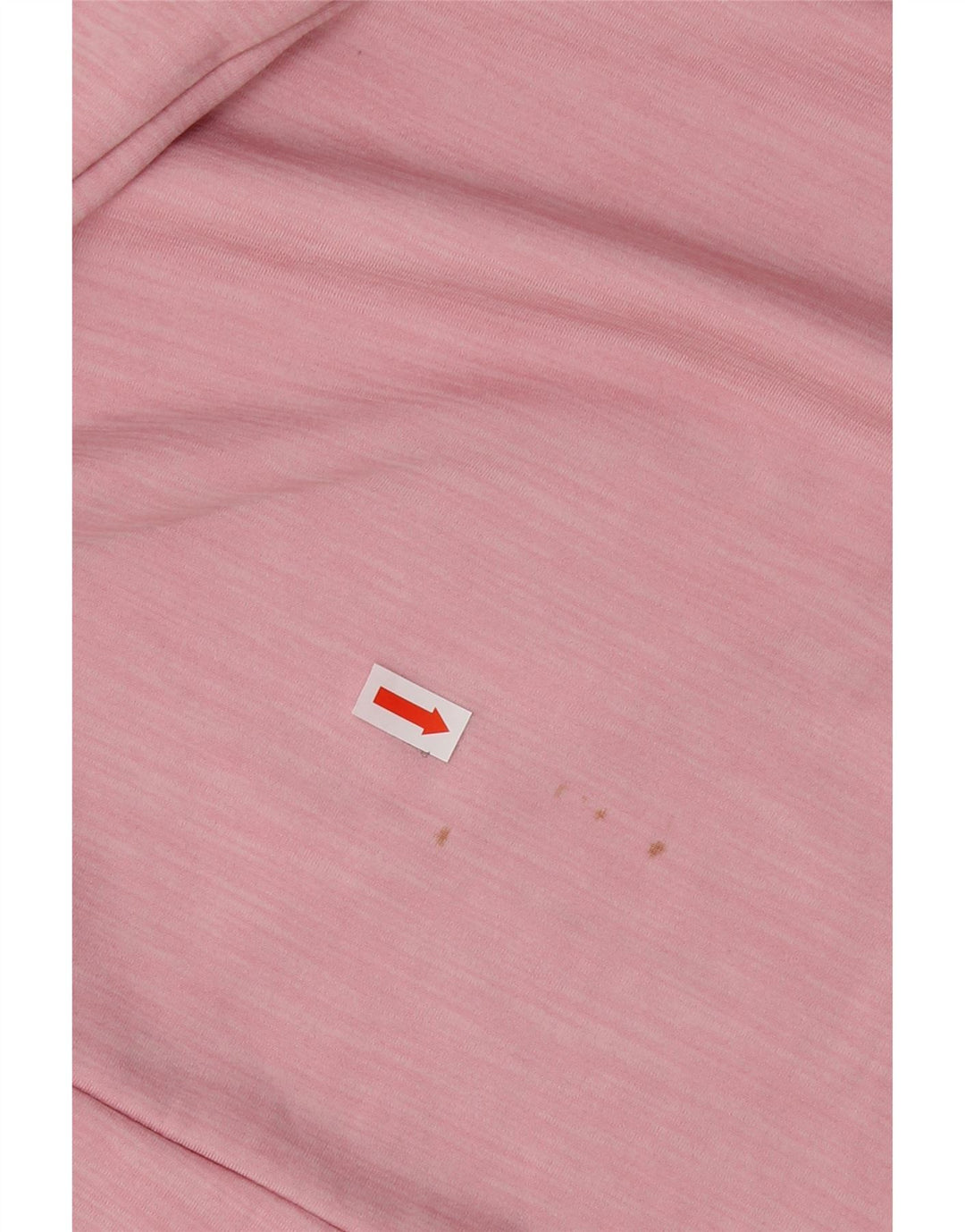 NIKE Womens Top Long Sleeve UK 14 Medium Pink Flecked Polyester