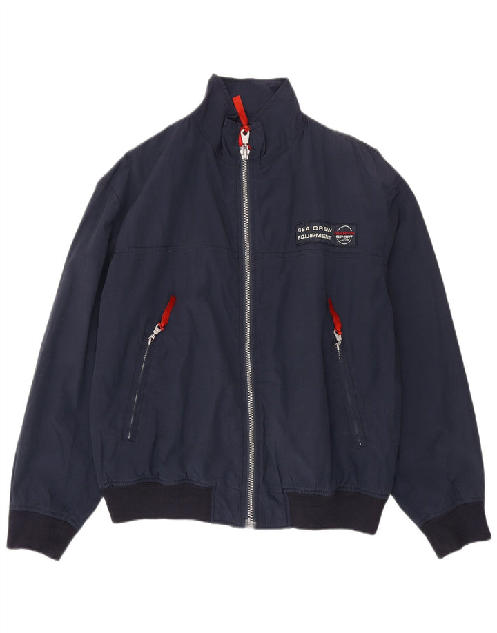 Vintage muška bomber jakna IT 48 Srednje tamnoplavi pamuk