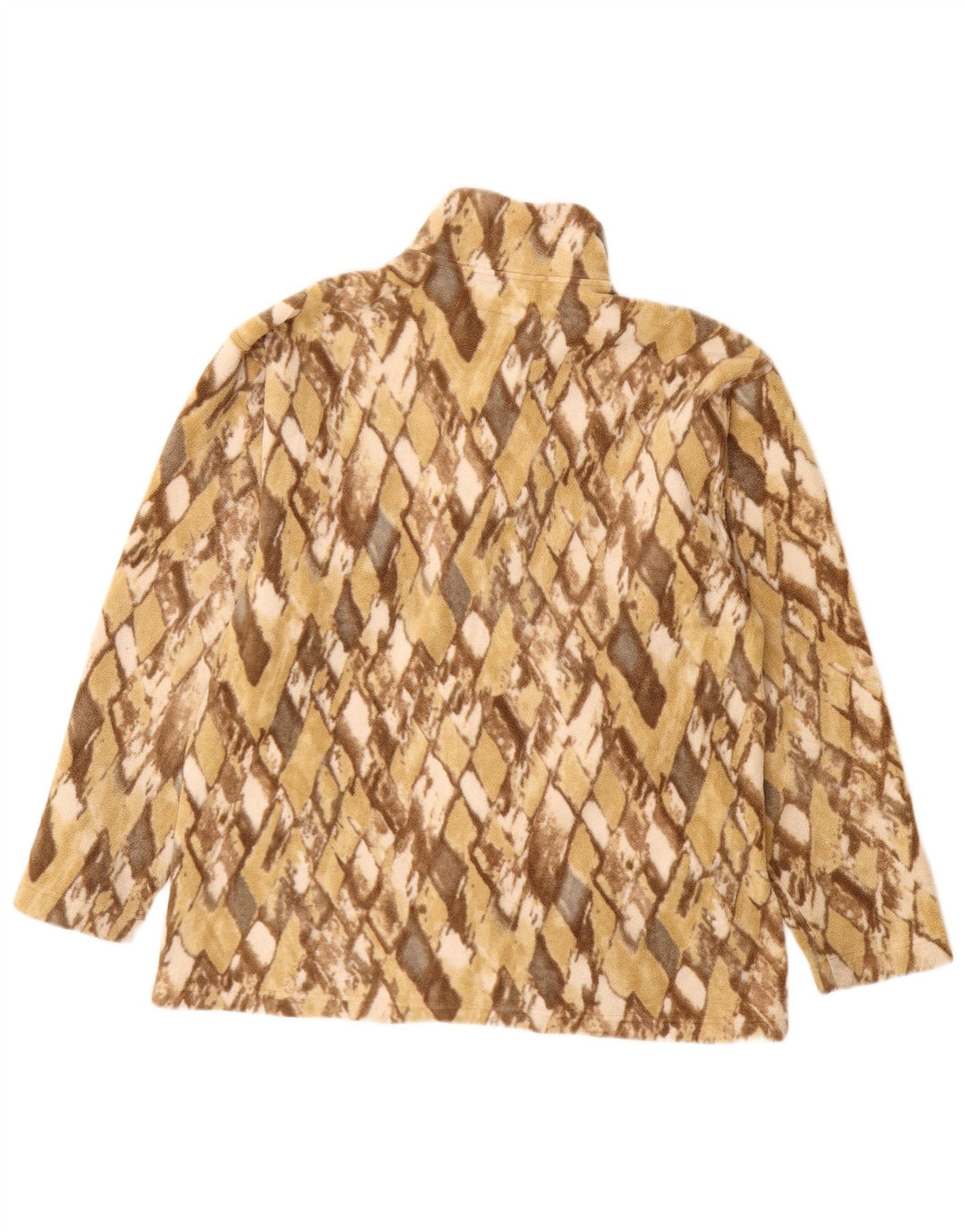 CONTE OF FLORENCE Ženska jakna od flisa UK 16 Large Beige Argyle/Diamond