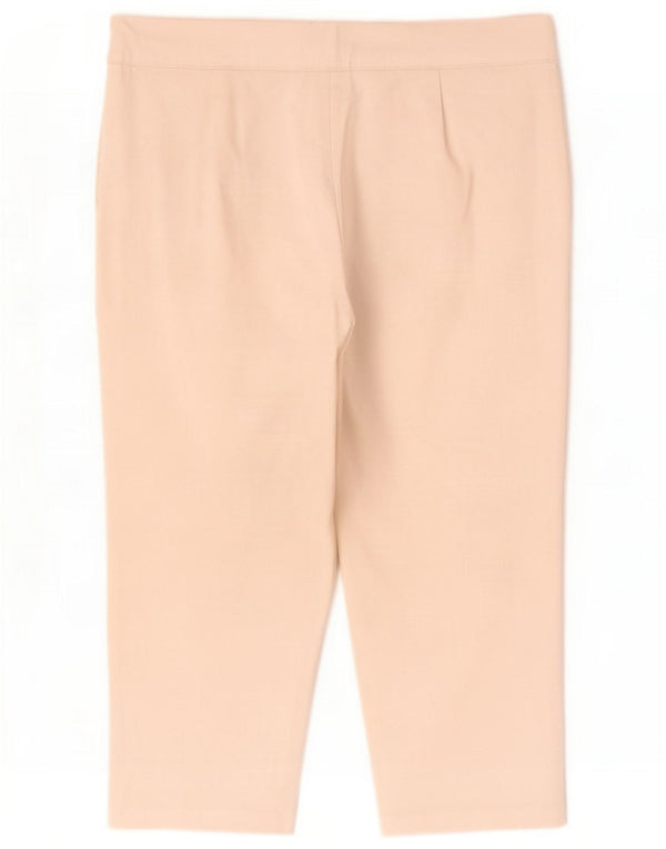 Marks & Spencer ženske ravne Capri hlače UK 14 Large W34 L20 Bijele