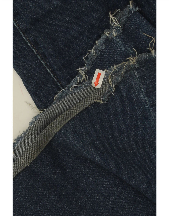 Levi's ženske lepršave traperice visokog rasta W25 L32 tamnoplavi pamuk