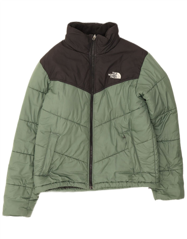 The North Face muška podstavljena jakna UK 36 mali zeleni poliester u boji