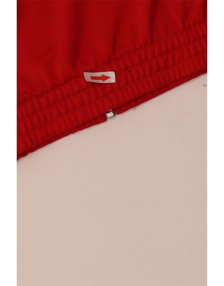 Adidas muška trenirka gornja jakna UK 34/36 mala crvena poliester u boji