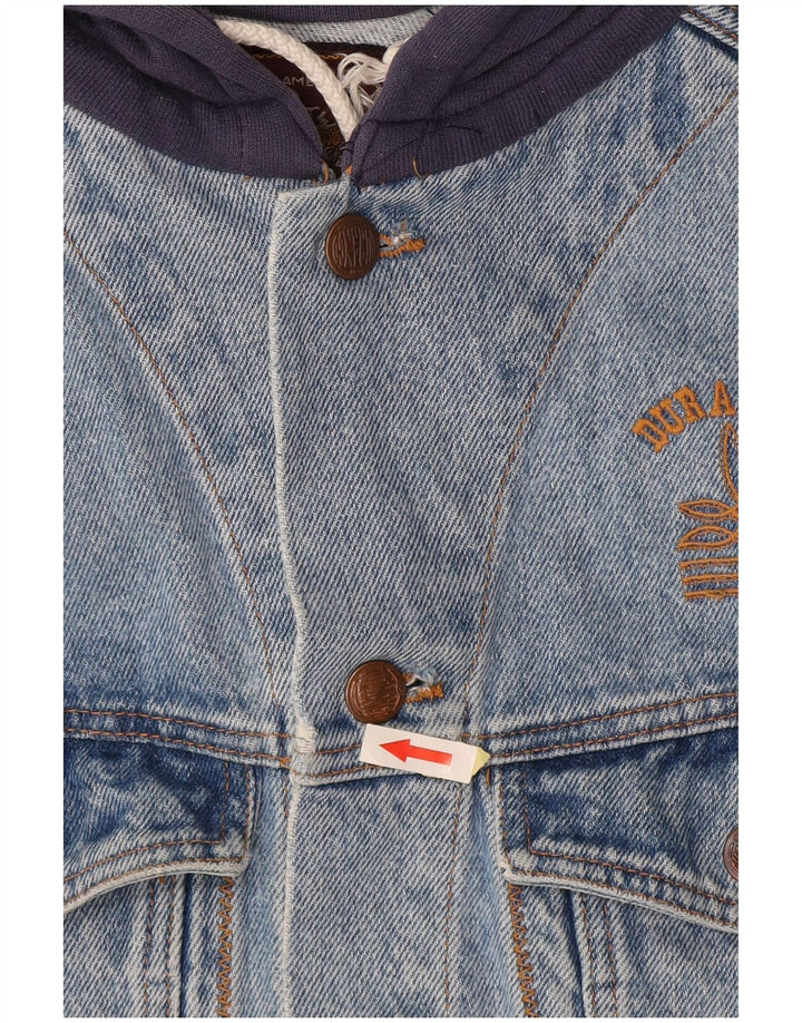 DURANGO muška traper jakna s kapuljačom UK 40 Large Blue Colourblock Cotton