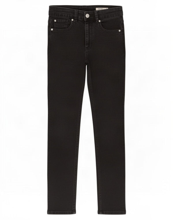Marks & Spencer ženske The Lily Slim Jeans UK 8 male W26 L26 crni pamuk