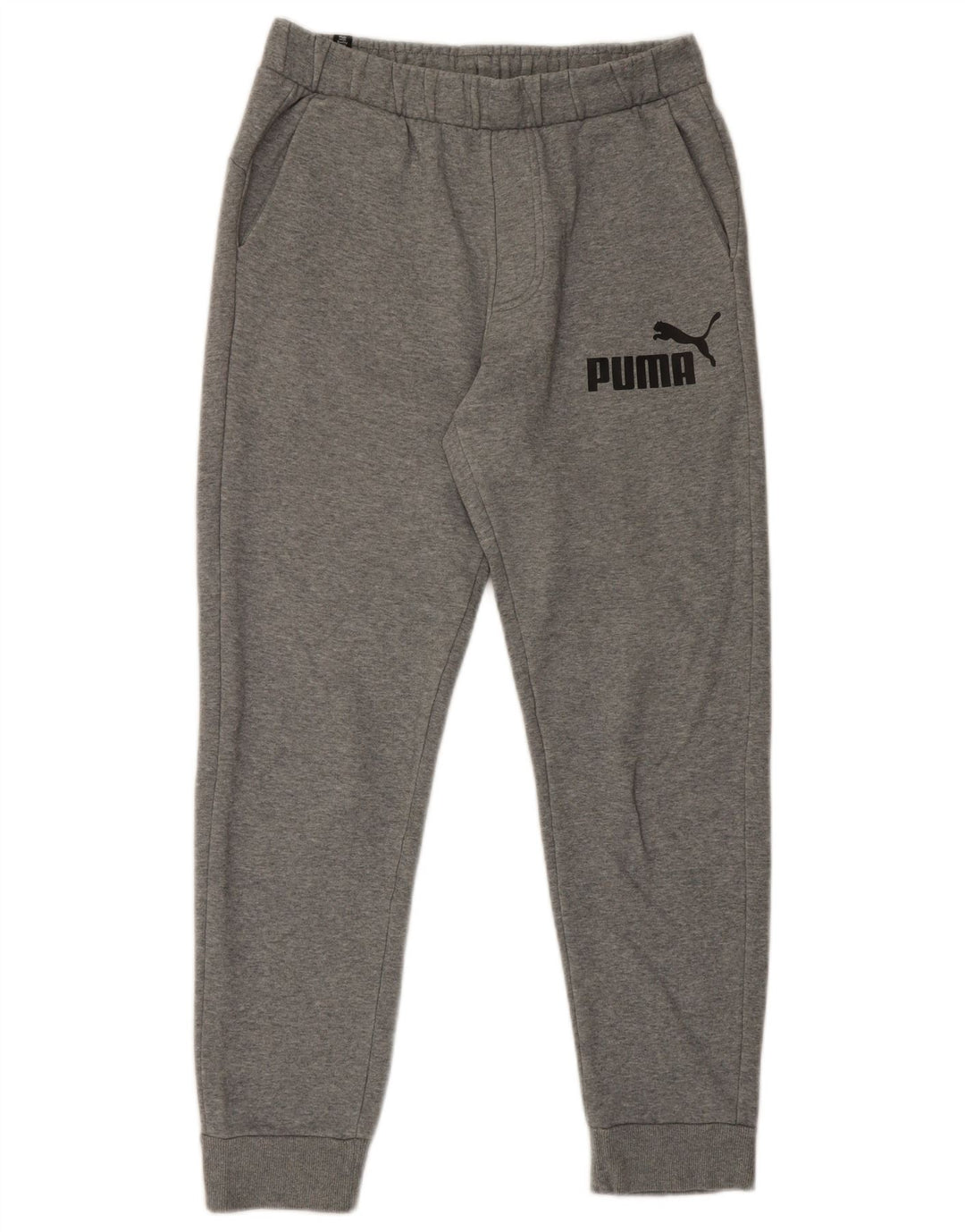 Puma muške trenirke s grafičkim motivima, srednje sive pamučne hlače