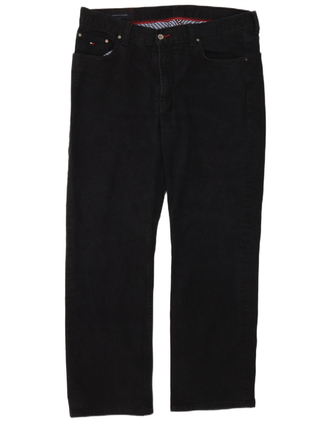 Tommy Hilfiger muške ravne traperice W38 L32 crne