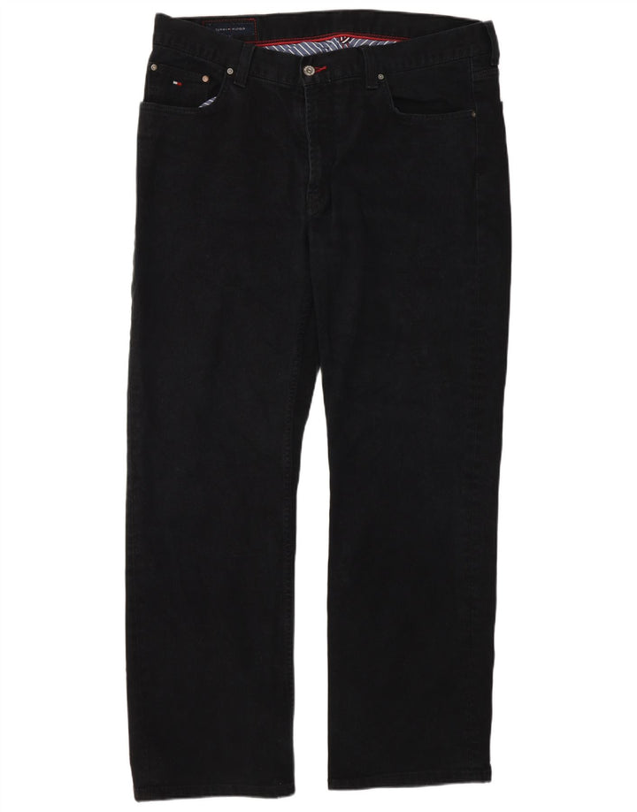 Tommy Hilfiger muške ravne traperice W38 L32 crne