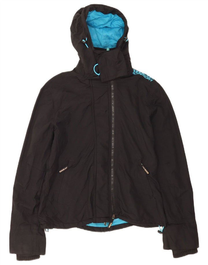Superdry ženska jakna s grafičkom vjetrovkom UK 16 velika crna