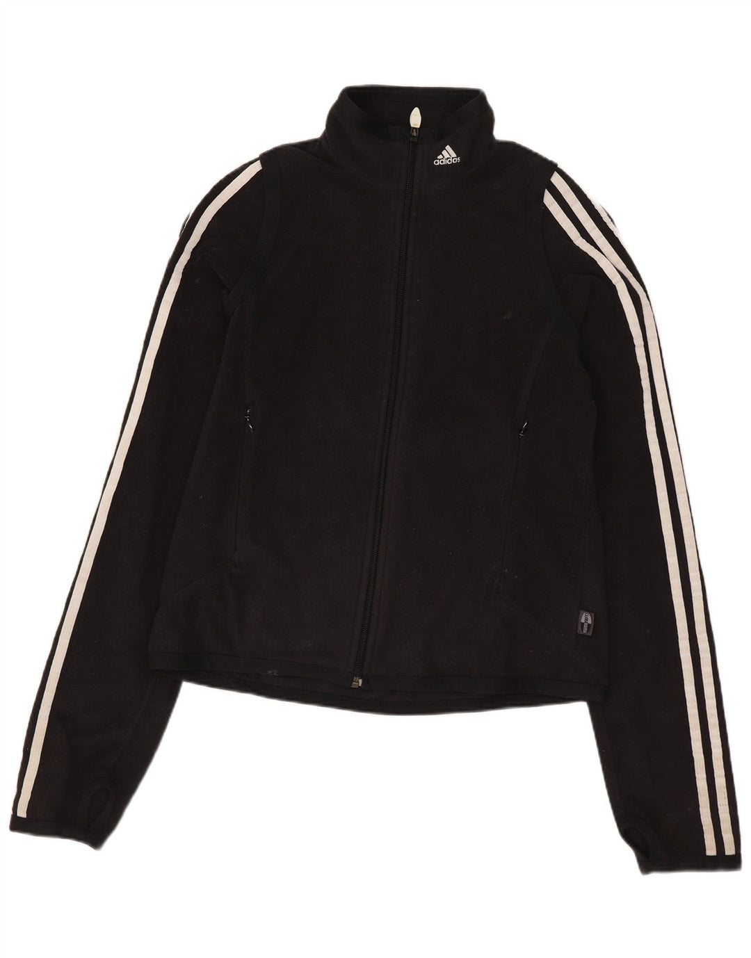 Adidas Climawarm ženska jakna od flisa UK 12 Srednji crni poliester