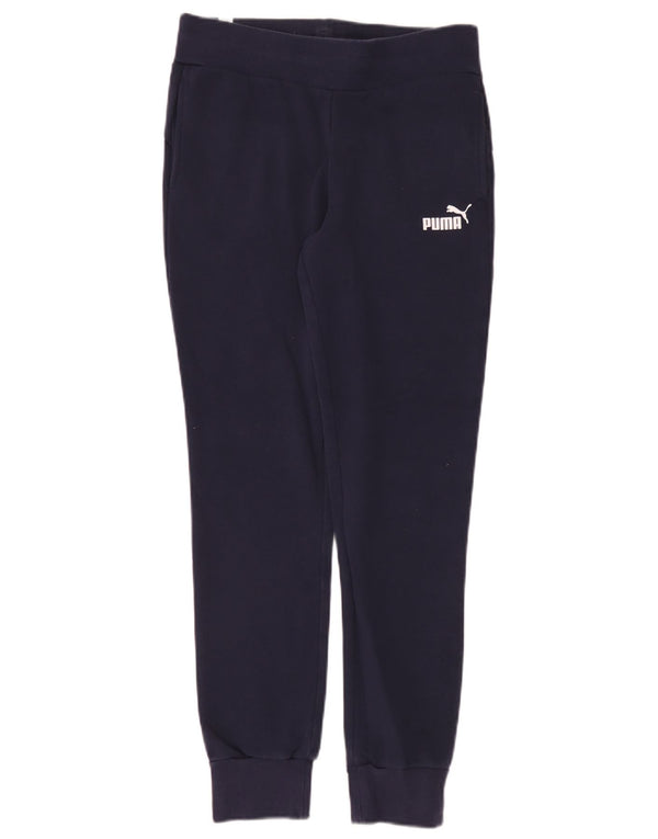Puma Ženska trenirka Hlače Joggers UK 10 Small tamnoplavi pamuk