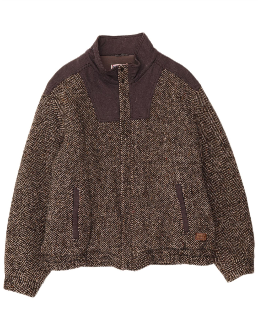 Faciba muška bomber jakna IT 56 3XL smeđa vuna