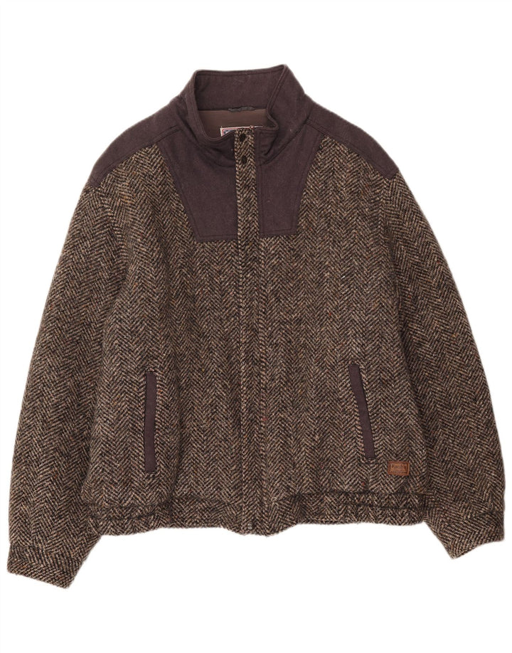 Faciba muška bomber jakna IT 56 3XL smeđa vuna