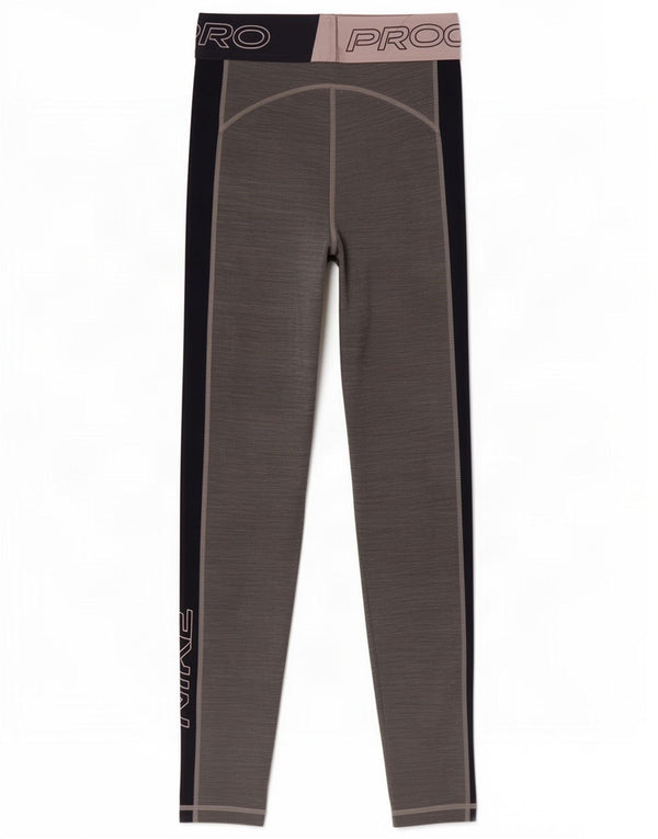 Nike Ženske Dri Fit Graphic Leggings UK 4 XS Gray Colourblock Poliester