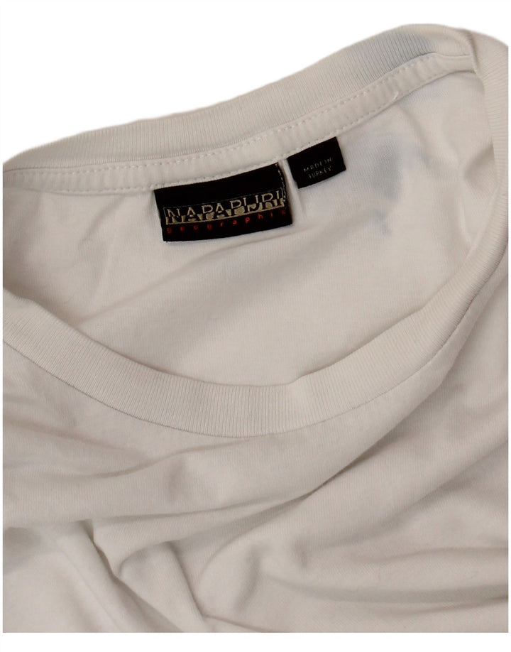 NAPAPIJRI Ženska majica kratkih rukava UK 14 Srednje bijela