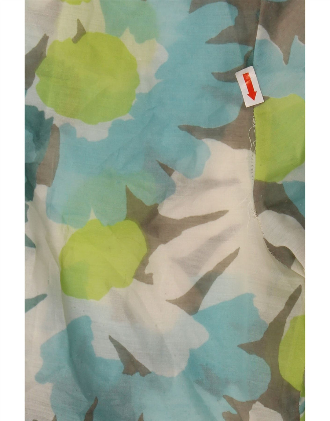 VINTAGE Ženska košulja bluza 3/4 rukava UK 14 Veliki raznobojni cvjetni