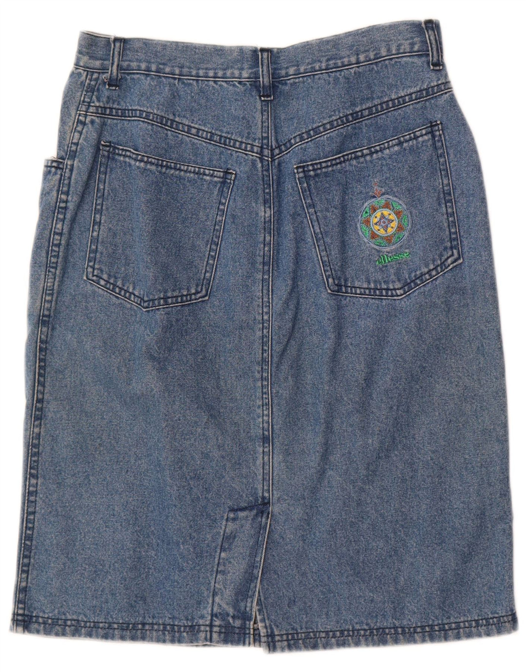 Ellesse ženska traper suknja srednje veličine W28, plavi pamuk