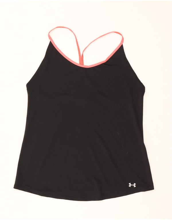 Under Armour Ženski top prsluk Heat Gear UK 12 srednje crne boje