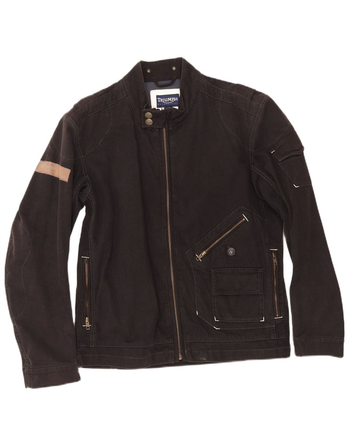 Triumph muška trkačka jakna IT 50 Large Black