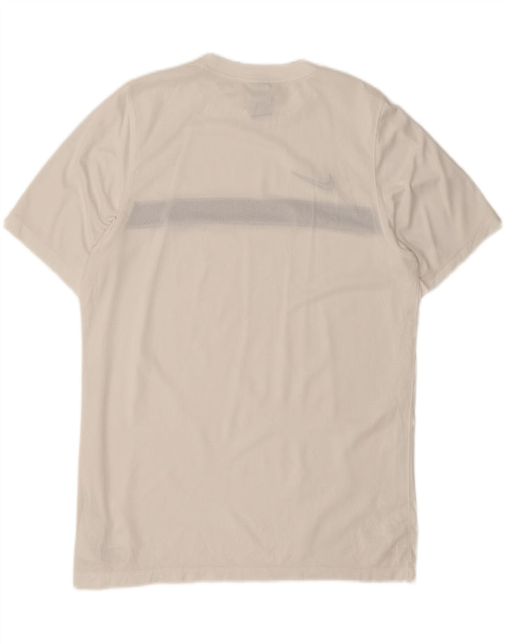 Nike Dri Fit T-Shirt Top XL Bijeli Colourblock Poliester