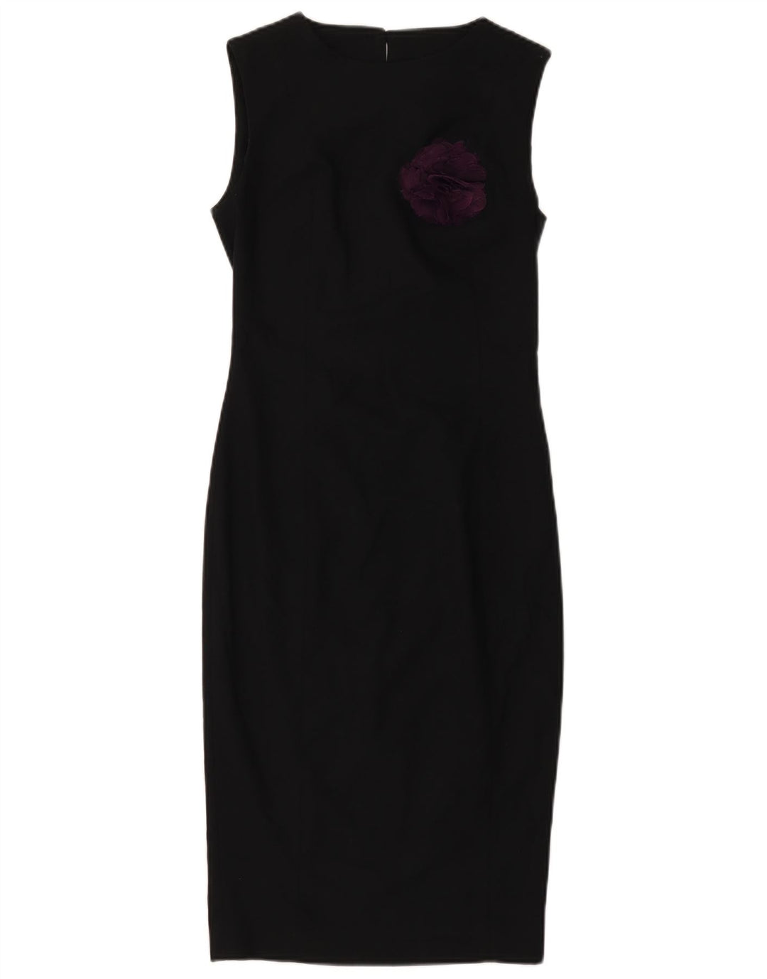 ZARA ženska plašt haljina bez rukava UK 4 XS crni cvjetni poliester