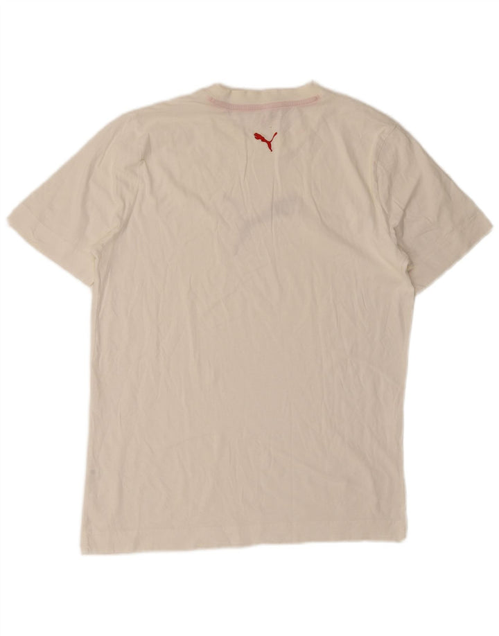 Puma muška velika bijela majica s grafičkim motivima