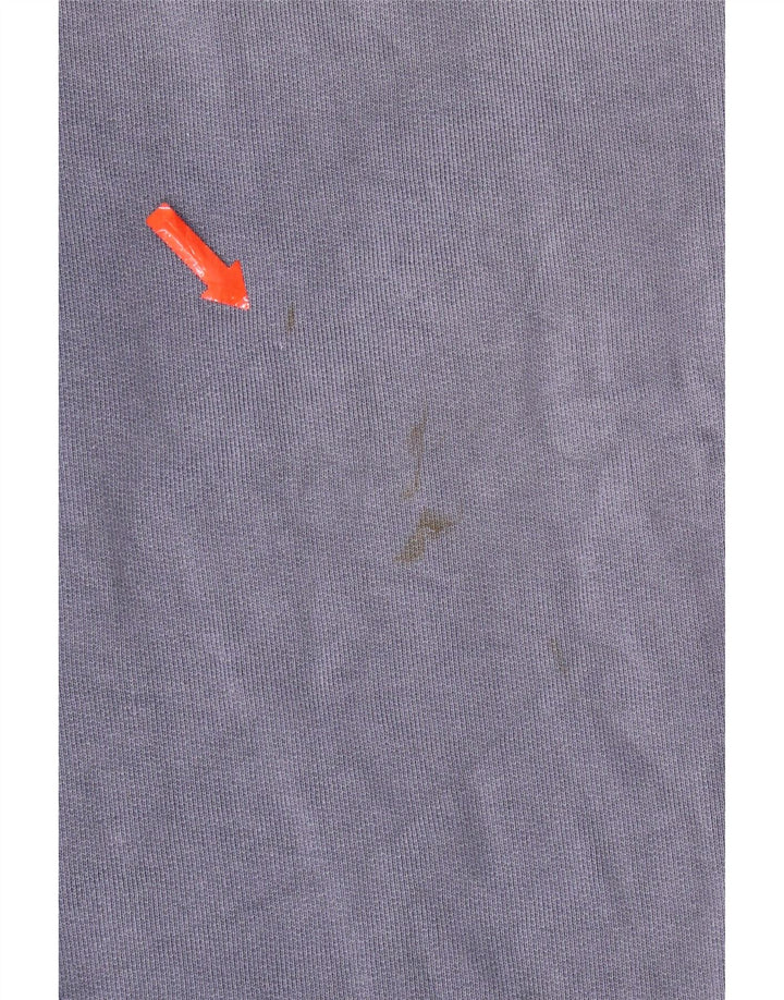 Weird Fish Muška majica s izrezom i srednje plavim pamukom