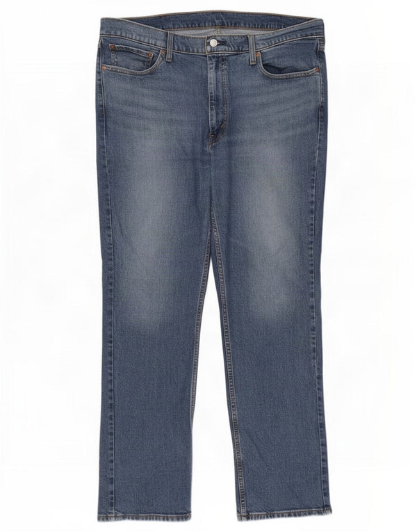 Levi's muške 514 ravne traperice W40 L32 plavi pamuk