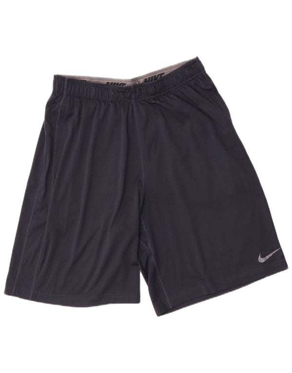 Nike Dri Fit sportske kratke hlače srednje tamnoplave boje od poliestera