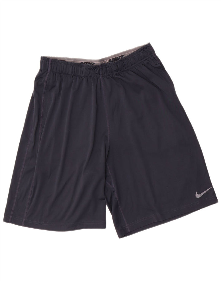 Nike Dri Fit sportske kratke hlače srednje tamnoplave boje od poliestera