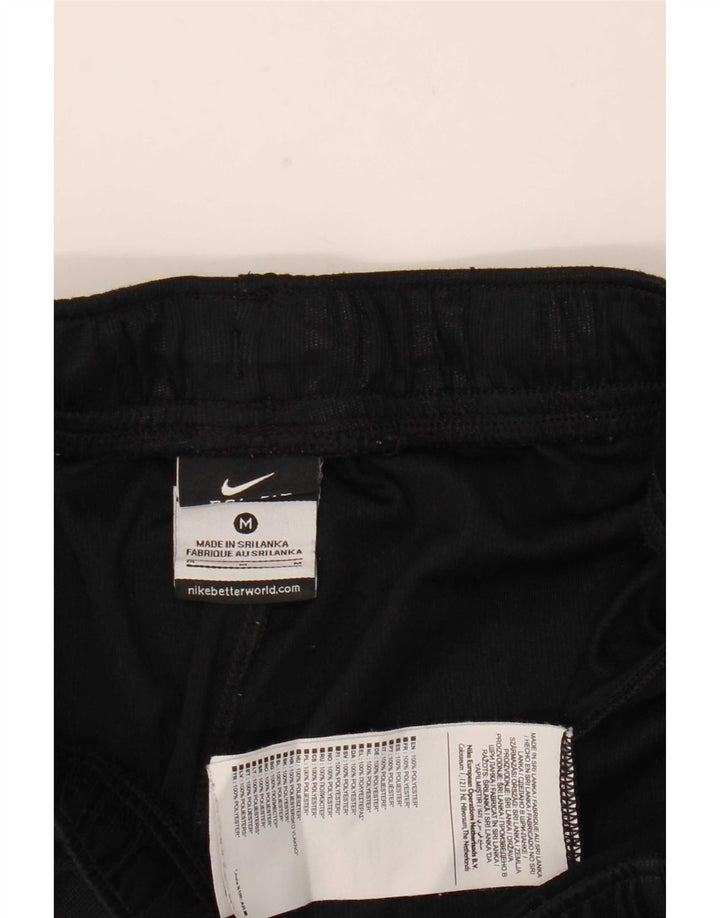 Nike muške Dri Fit sportske kratke hlače srednje crne pruge od poliestera