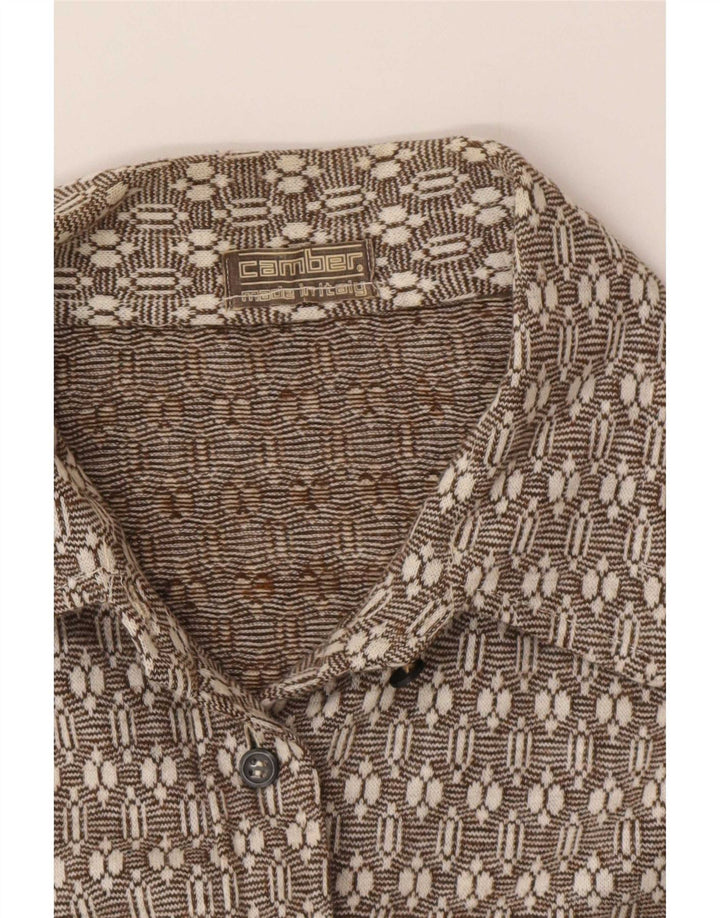 Camber ženska košulja od flanela UK 16 Large Brown Geometric