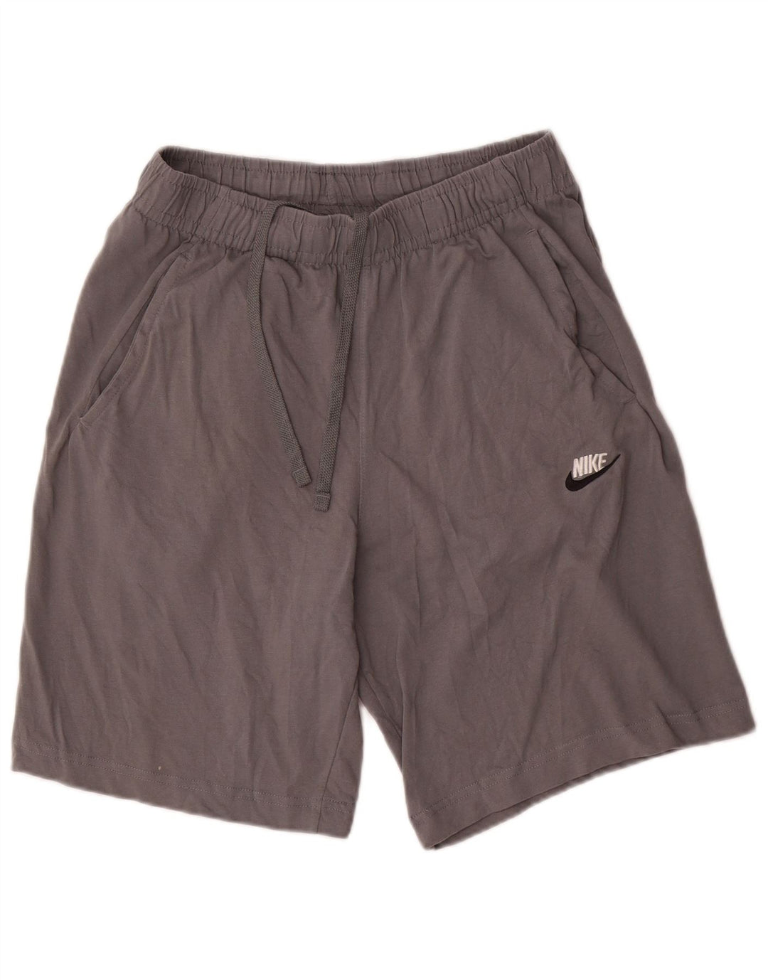 Nike muške sportske kratke hlače srednje sive boje od pamuka