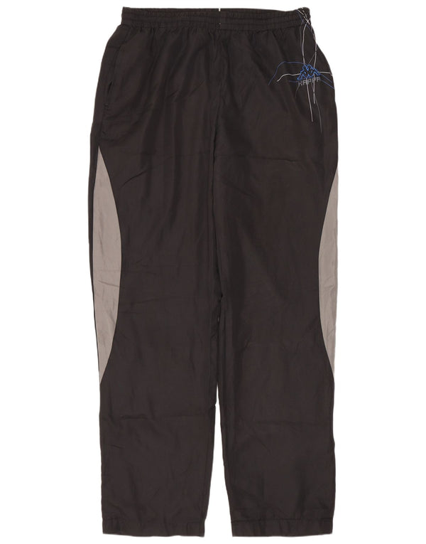 Kappa muške hlače za trenirku, veliki crni poliester u boji