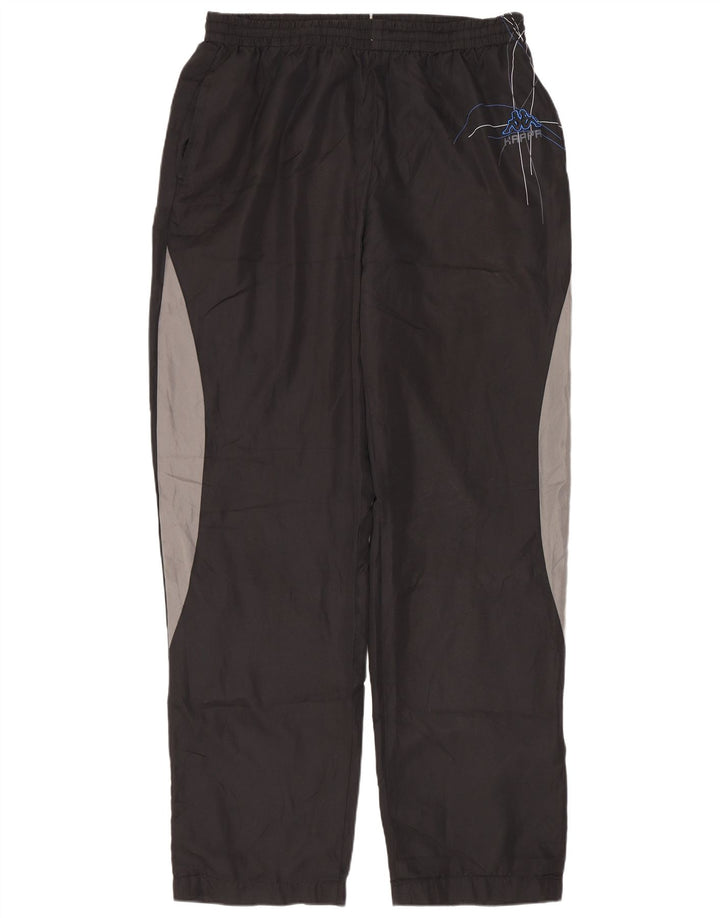 Kappa muške hlače za trenirku, veliki crni poliester u boji